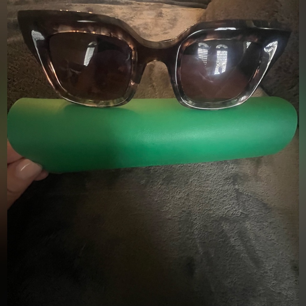 Stylish dark brown  Sunglasses visionary society